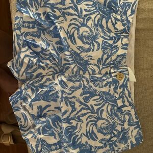 Lilly Pulitzer Blue and White Shorts